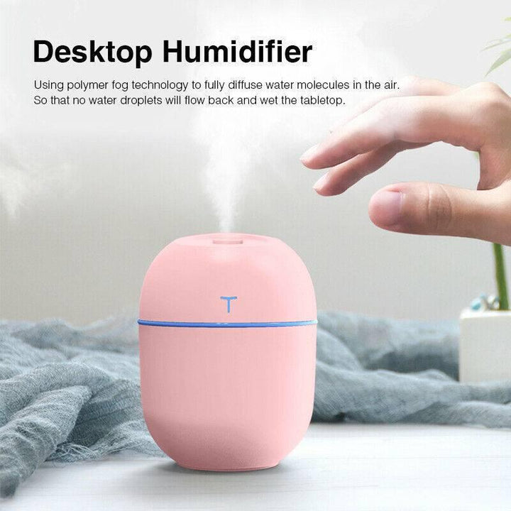 Air Humidifier Mini Ultrasonic USB Essential Oil Diffuser Car Purifier Aroma Anion Mist Maker For Home Car - Mini Empire
