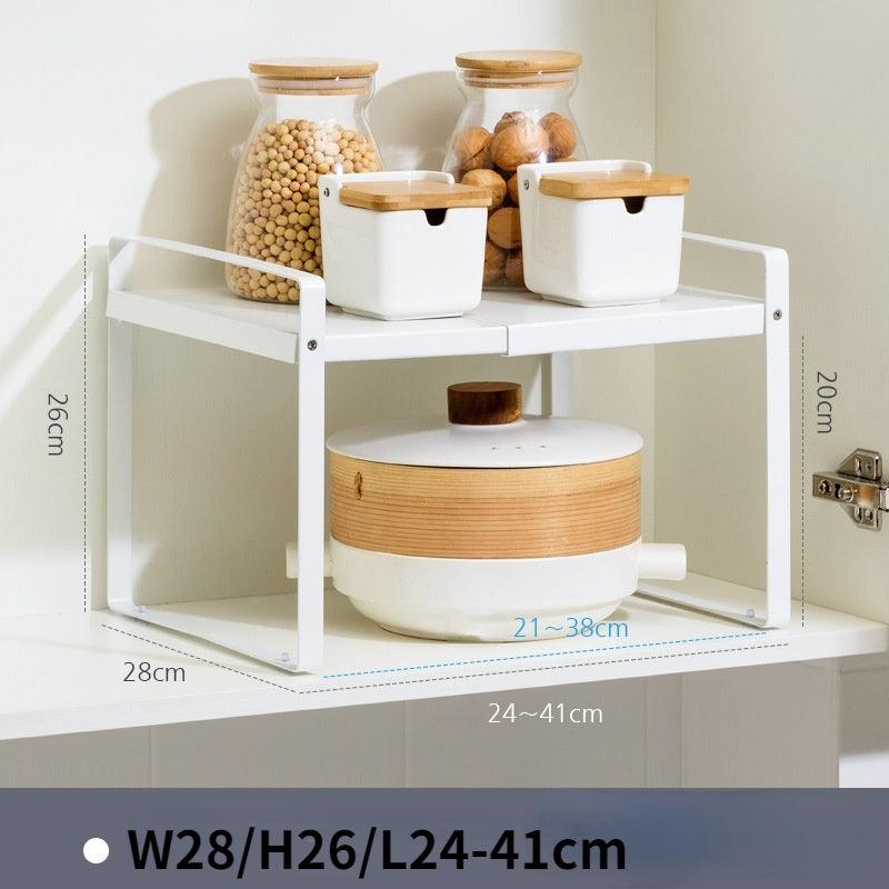 Home Fashion Retractable Kitchen Supplies Rack - Mini Empire